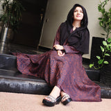 2 Pcs Brown Leopard Print Cotail Suit