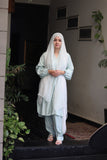 Grey raw silk suit 2Pcs (without dupatta)